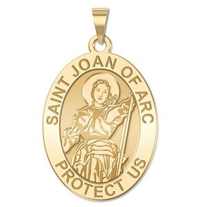 Saint Joan of Arc Religious Medal  EXCLUSIVE 