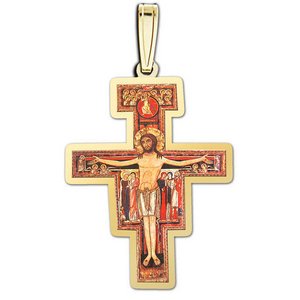 San Damiano Cross Religious Medal   EXCLUSIVE 
