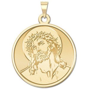 Ecce Homo Round Religious Medal  EXCLUSIVE 
