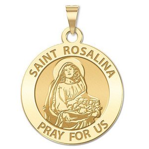 Saint Rosalina of Villeneuve Religious Medal  EXCLUSIVE 