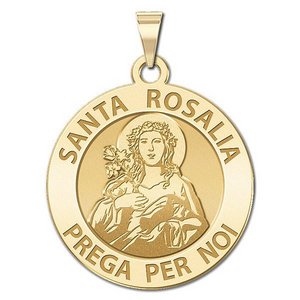 Santa Rosalia Religious Medal  EXCLUSIVE 