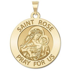 Saint Rose of Lima Religious Medal  EXCLUSIVE 