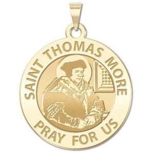 Saint Thomas More Religious Medal  EXCLUSIVE 