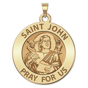 Saint John the Evangelist Religious Medal  EXCLUSIVE 