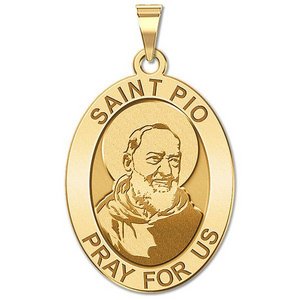 Saint Pio of Pietrelcina    OVAL  EXCLUSIVE 