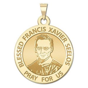 Blessed Francis Xavier Seelos Round Religious Medal  EXCLUSIVE 