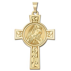 Our Lady of Sorrows Cross Religious Medal  EXCLUSIVE 