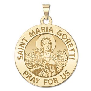 Saint Maria Goretti Religious Medal  EXCLUSIVE 