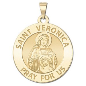 Saint Veronica Religious Medal   EXCLUSIVE 