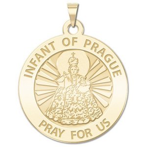 Infant of Prague Religious Medal   EXCLUSIVE 