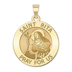 Saint Rita Religious Medal  EXCLUSIVE 