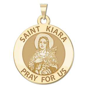 Saint Kiara Religious Medal   EXCLUSIVE 