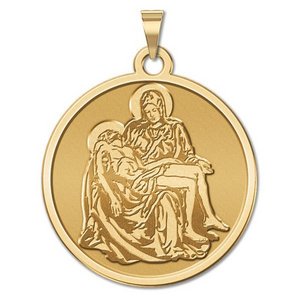 La Pieta Religious Medal  EXCLUSIVE 