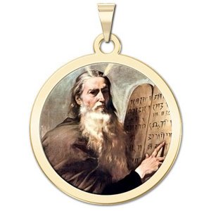 Moses Religious Medal   Color EXCLUSIVE 