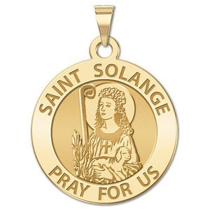 Saint Solange Religious Medal    EXCLUSIVE 
