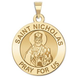 Saint Nicholas Religious Medal  EXCLUSIVE 