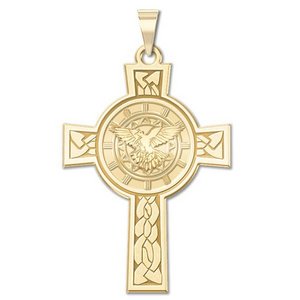 Holy Spirit Cross Religious Medal   EXCLUSIVE 