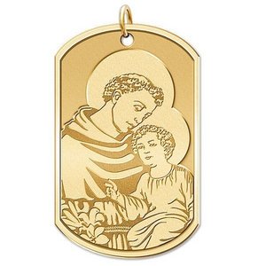 Saint Anthony - Dog Tag Religious Medal 