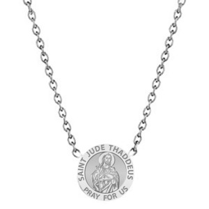 Saint Jude Pendant with 18 Inch Chain