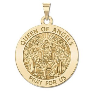Queen of Angels Religious Medal  EXCLUSIVE 