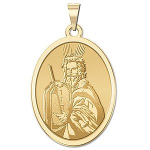 Moses OVAL Religious Medal   EXCLUSIVE 
