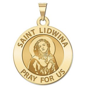 Saint Lidwina Religious Medal  EXCLUSIVE 
