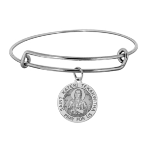 Saint Kateri Tekakwitha Expandable Bracelet