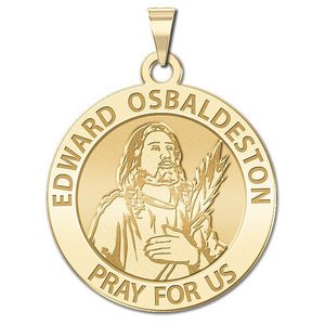 Edward Osbaldeston Round Religious Medal  EXCLUSIVE 