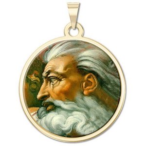 GOD Religious Round Medal  Color EXCLUSIVE 