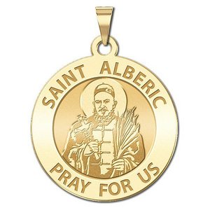 Saint Alberic Crescitelli Round Religious Medal  EXCLUSIVE 