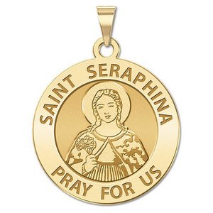 Saint Seraphina Religious Medal  EXCLUSIVE 