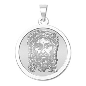 Holy Face of Jesus Round Religious Medal   EXCLUSIVE 
