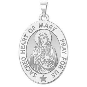 Sacred Heart of Mary Religious Medal  EXCLUSIVE 
