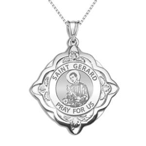 Saint Gerard Cathedral Round Religious Medal   EXCLUSIVE 