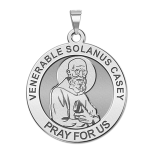 Venerable Solanus Casey Round Religious Medal  EXCLUSIVE 