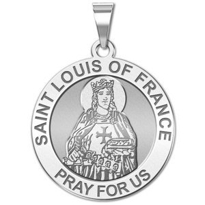 Saint Louis of France Religious Medal  EXCLUSIVE 