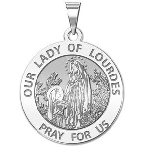 Our Lady of Lourdes Religious Medal   EXCLUSIVE 