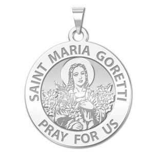 Saint Maria Goretti Religious Medal  EXCLUSIVE 