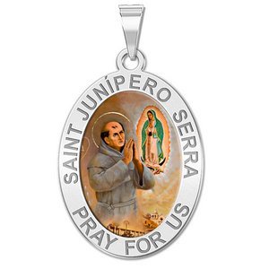 Saint Junipero Serra Oval Medal  EXCLUSIVE 