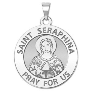 Saint Seraphina Religious Medal  EXCLUSIVE 