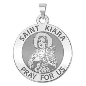 Saint Kiara Religious Medal   EXCLUSIVE 