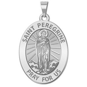 Saint Peregrine   OVAL  EXCLUSIVE 