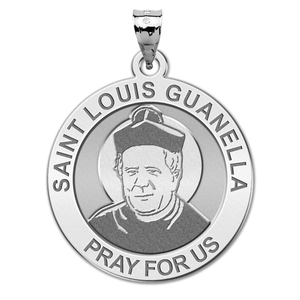 Saint Louis Guanella Round Religious Medal