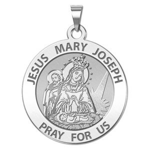Jesus Mary Joseph Religious Medal  Traditional   EXCLUSIVE 