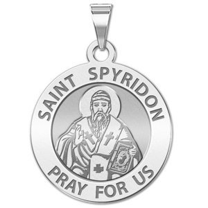 Saint Spyridon Religious Medal  EXCLUSIVE 
