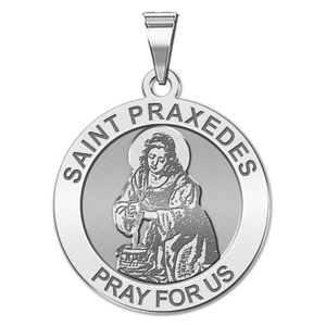 Saint Praxedes Religious Medal  EXCLUSIVE 