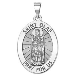 Saint Olaf of Norway Religious Medal     EXCLUSIVE 