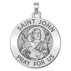 Saint John the Evangelist Religious Medal  EXCLUSIVE 