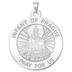 Infant of Prague Religious Medal   EXCLUSIVE 