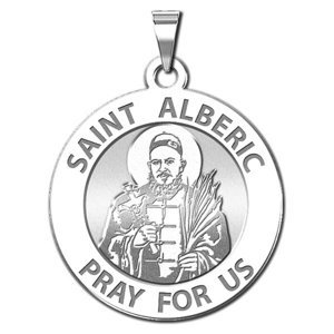 Saint Alberic Crescitelli Round Religious Medal  EXCLUSIVE 